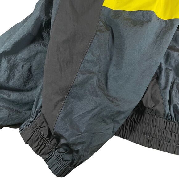 Adidas Street Shape Urban Logo Mens S Nylon Woven Grey Blue Track Pants GM6509 - Picture 5 of 15